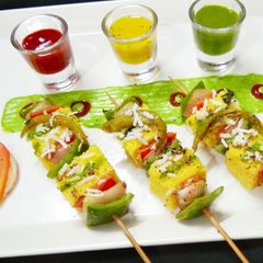 A picture of Dhokla Tikka.