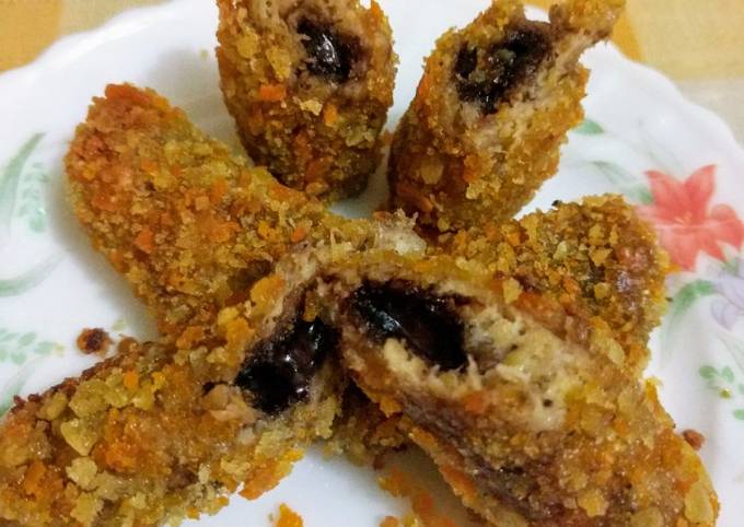 Resep Milky Choco Banana Crispy (Frozen), Menggugah Selera