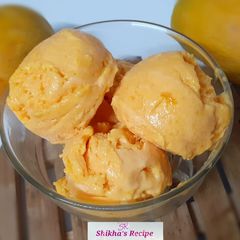 Mango icecream A picture of Mango icecream.