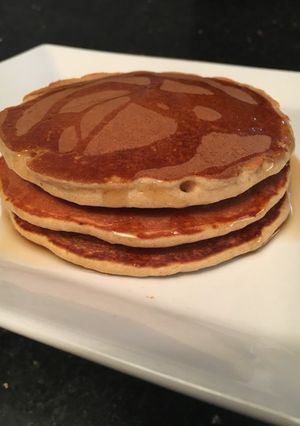 Una foto de Panquecas de avena