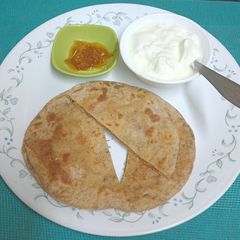A picture of Roasted Gram Paratha / Bihari Sattu Paratha.