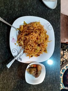 عکسی از دستور ماکارانی باگوشت چرخ شده و سویا