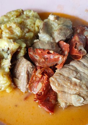 Une photo de Sauté de porc au chorizo et miel au cookeo