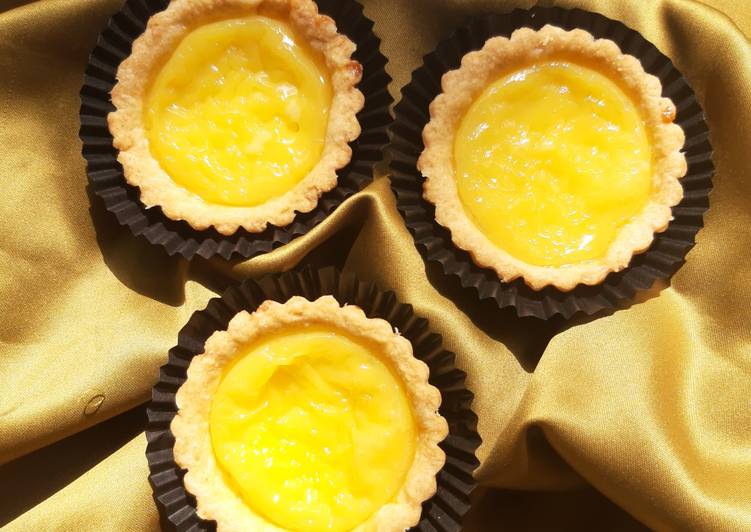 Langkah Mudah untuk Menyiapkan Pie Susu Mini | Mini Egg Tart, Sempurna