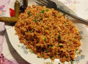 Rizses hús darált hússal gluténmentesen recept fotója