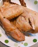 Gà luộc không cần nước (Gà luộc hành Tây)