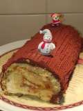 Bolo de mamão com mousse de maracujá