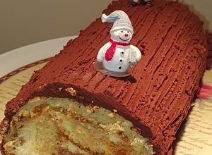 Foto de Bolo de mamão com mousse de maracujá