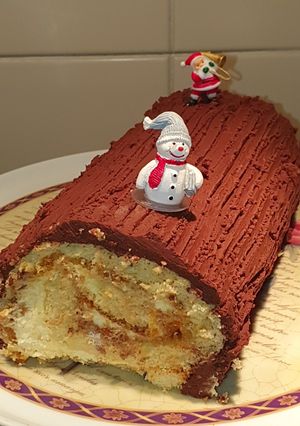 Foto de Bolo de mamão com mousse de maracujá
