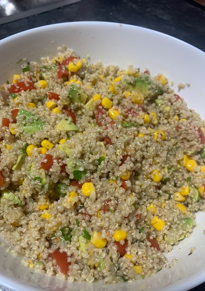 Una foto de Ensalada de quinoa