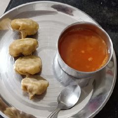 A picture of Healthy veg suji, atta momos.