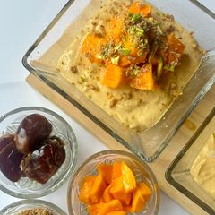 A picture of Healthiest Mango 🥭 Cheesecake.