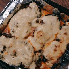 A picture of Stuffed Eggplant.