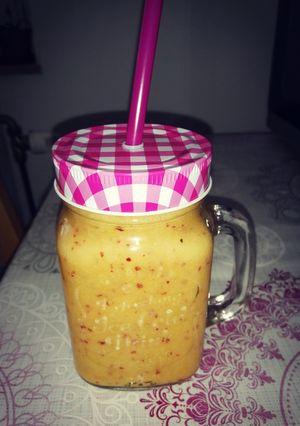 Gáliadinnye-nektarin smoothie recept fotója