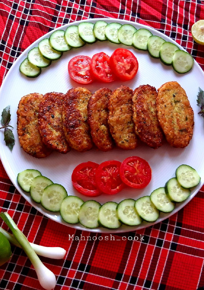 عکسی از دستور کوکوی بلغور گندم
