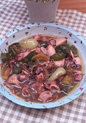Foto resep Cumi Basah Cabe Hijau