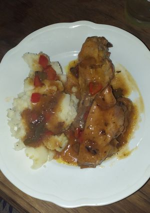 Una foto de Pollo a la mostaza