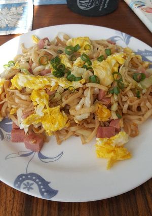 A picture of Stir fried Main noodles.