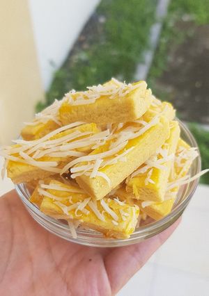 Foto resep 10.Kaastengel🧀 (Takaran sendok+No oven+No mixer+Ga Mahal)😁