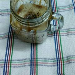 A picture of Hot coffe with chocolate.