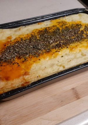 Una foto de Budín de puré de papa