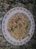 Dedales con lomito a la crema