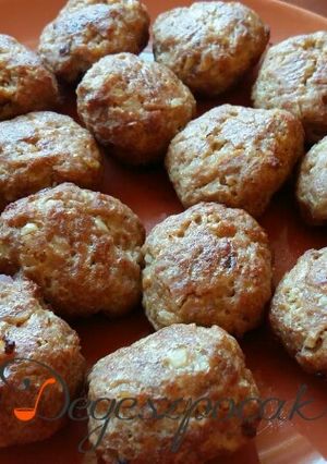 Tej- és tojásmentes fasírt sütőben recept fotója