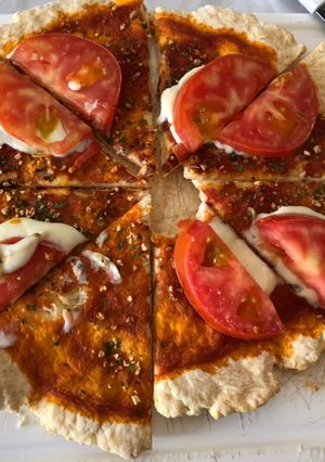 Una foto de Pizza en 5’ sin Levadura