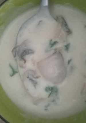 صورة لوصفة شوربة الفطر