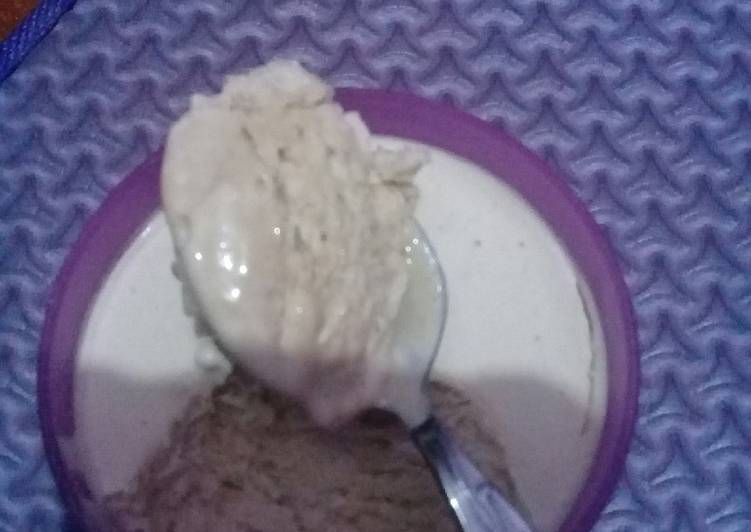 Es krim home made rasa coklat