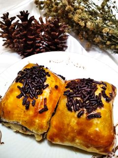 Foto resep Bolen pisang cokelat keju