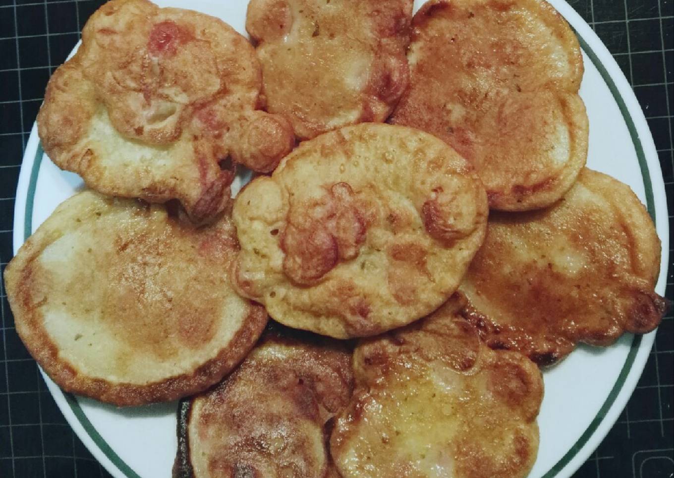 Tortitas con salchichas