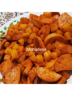 عکسی از دستور سوسیس بندری