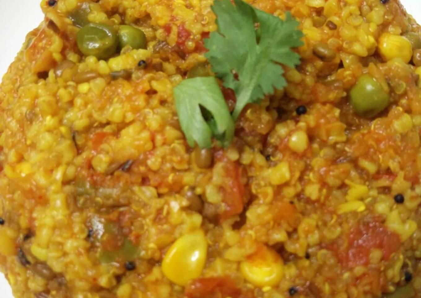 Quinoa and Broken Wheat porridge