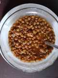 Lentejas con carne, en salsa