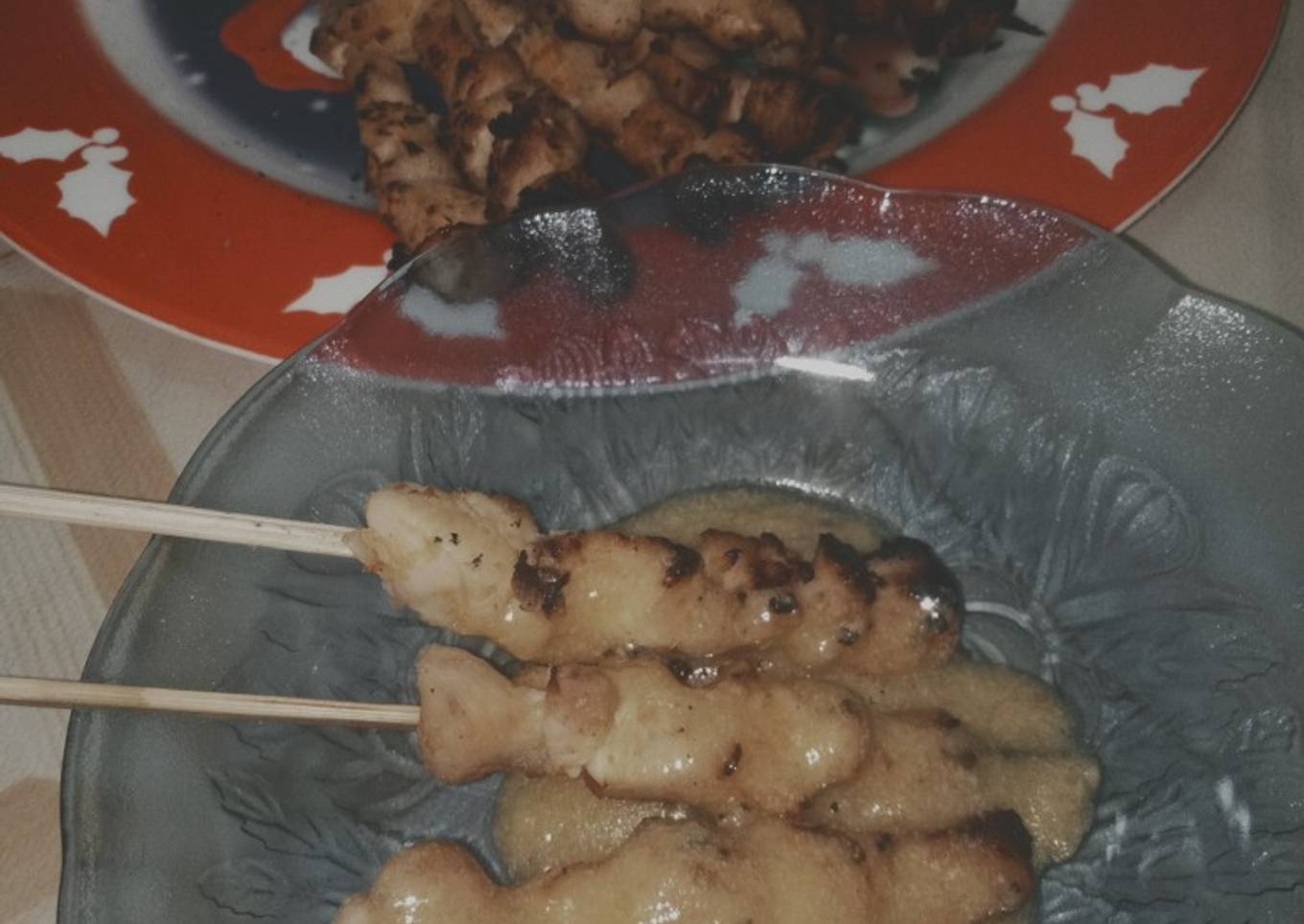 Sate ayam saos Padang