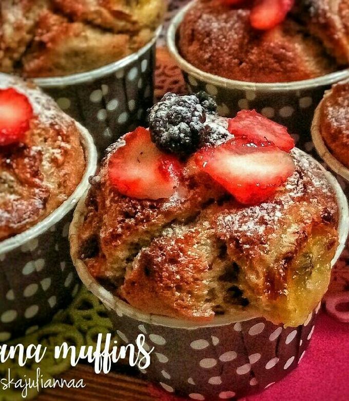 Foto resep Banana muffins