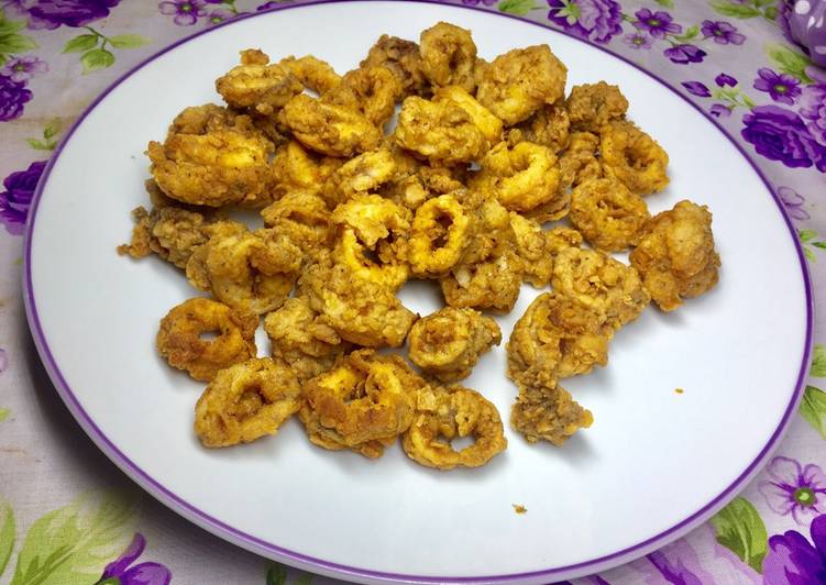 Cumi goreng tepung crunchy