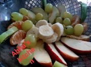 A picture of guava with orange peel
