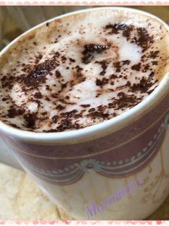 صورة لوصفة خلطة النسكافيه برغوه الكابتشينو ❤️☕️