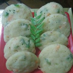 A picture of Veggies idli.
