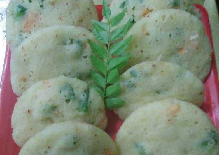 Veggies idli