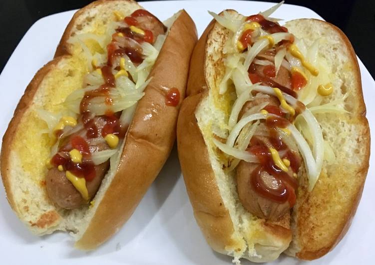 Cara Gampang Membuat Hot dog, Enak Banget