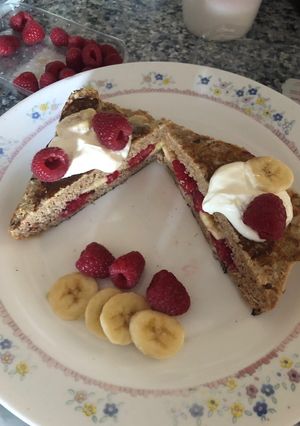 Una foto de Desayuno rico rico