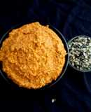 Coconut, split black gram chutney