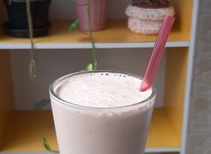 Foto de Milk-shake de pasta de amendoim & banana