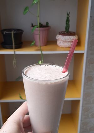 Foto de Milk-shake de pasta de amendoim & banana