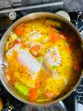 Caldo de filete de mojarra