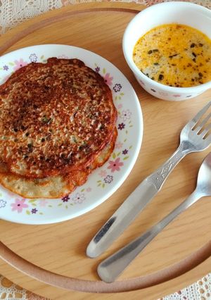 A picture of Broken wheat and lentils Adai.