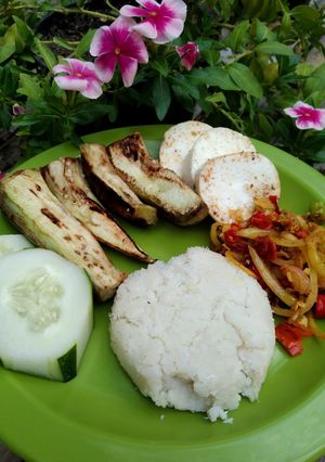 Foto resep Terong "Garang" with Sambel Matah